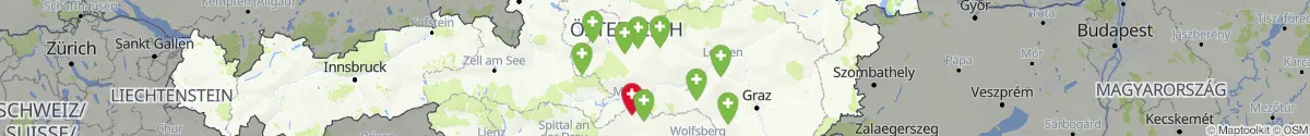 Kartenansicht für Apotheken-Notdienste in der Nähe von Stadl-Predlitz (Murau, Steiermark)